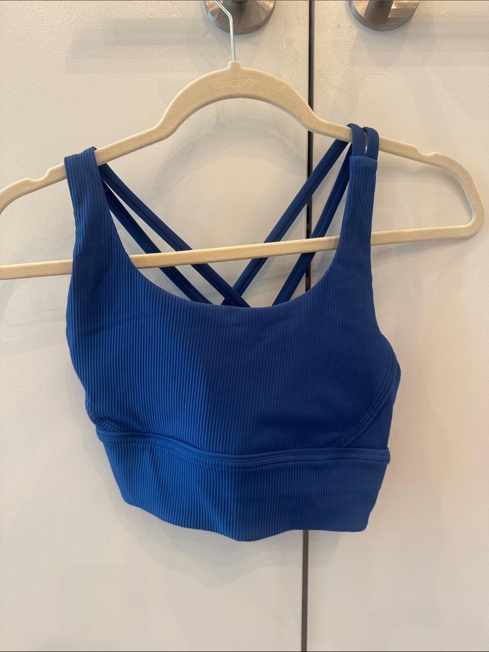 Lululemon Energy Longline Ribbed Sports Bra Size 6